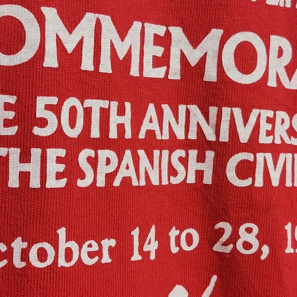 VTG Tee 1986 Spanish War Commemorative T Shirt - Picture 5 of 8